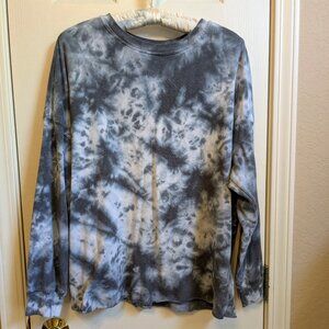 Green Tea Tie Dye Sweatshirt Size Large